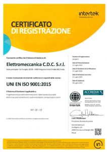 Certificazione CDC Elettromeccanica